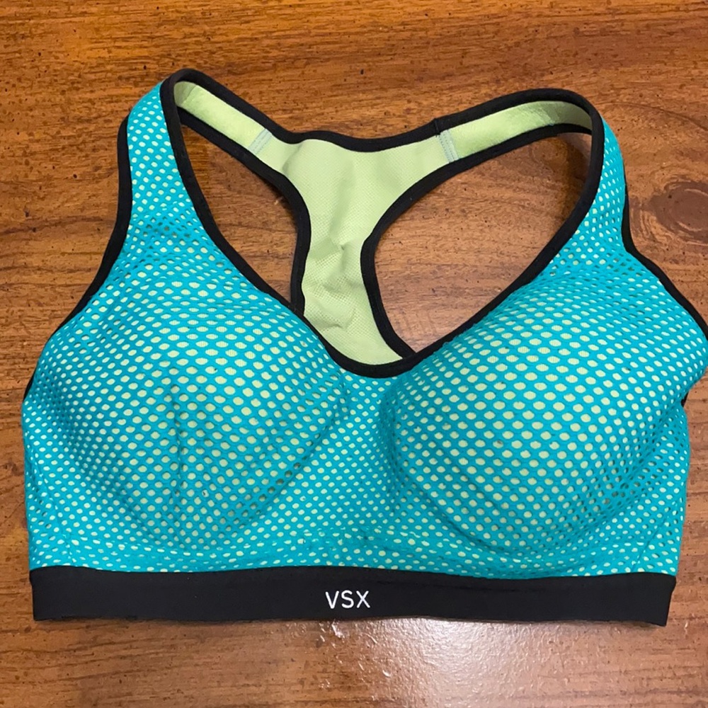 Victoria’s Secret VSX green teal sports bra 34D